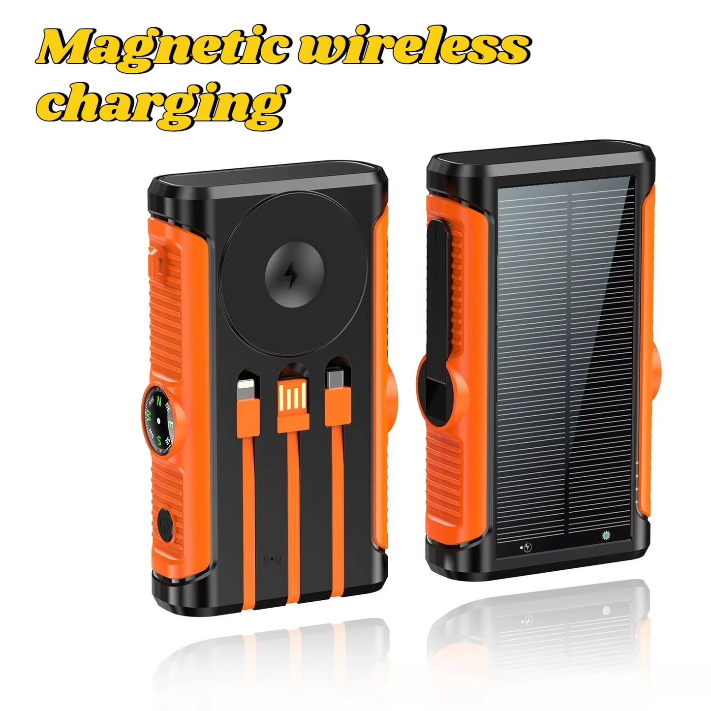 Solar Magnetic Wireless Charging Power Bank