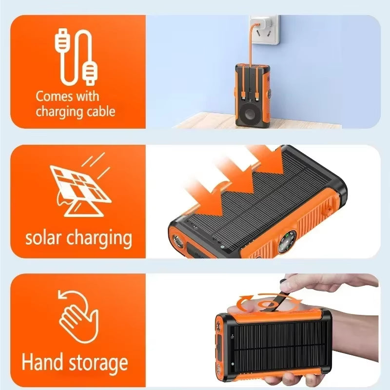 Solar Magnetic Wireless Charging Power Bank