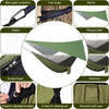 Hammock with Mosquito Net, 114X54 Inch Outdoor Camping Hammocks with Large Tarp for Waterproof Lightweight Camping Hammock Tent 440 LBS Load Capacity for Hiking Picnic Courtyard