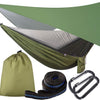Hammock with Mosquito Net, 114X54 Inch Outdoor Camping Hammocks with Large Tarp for Waterproof Lightweight Camping Hammock Tent 440 LBS Load Capacity for Hiking Picnic Courtyard