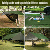 Hammock with Mosquito Net, 114X54 Inch Outdoor Camping Hammocks with Large Tarp for Waterproof Lightweight Camping Hammock Tent 440 LBS Load Capacity for Hiking Picnic Courtyard