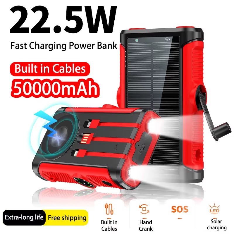Solar Magnetic Wireless Charging Power Bank
